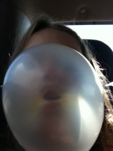 Bubble blowing contest