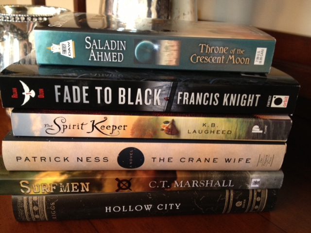 fantasy, fiction, folk tale, young adult, Throne of the Crescent Moon, Saladin Ahmed, Fade to Black, Francis Knight, The Spirit Keeper, The Crane Wife, Hollow City, Ransom Riggs